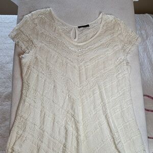 Lace Tunic/Mini Dress by Jennie and Marlis Woman. Bridal lunch, Fenimine